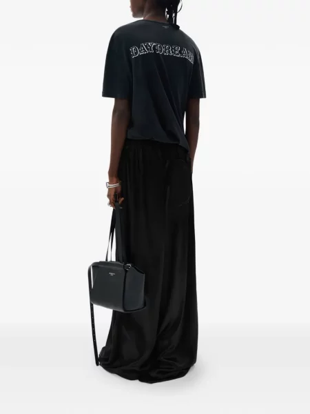 Tricou Ann Demeulemeester din jerseu negru