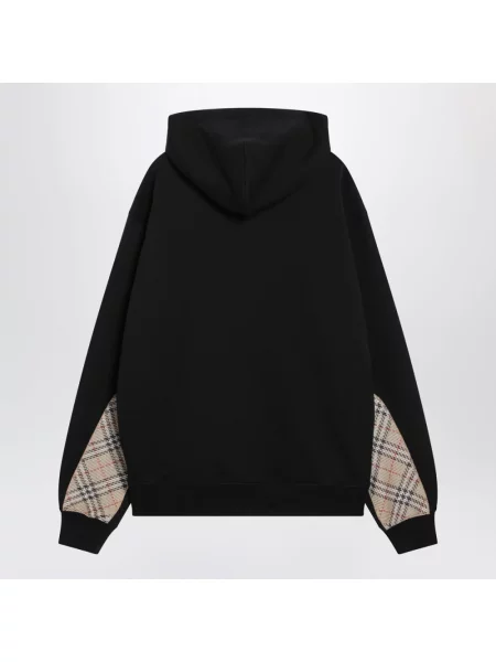 Bluza z kapturem Burberry z logo czarna