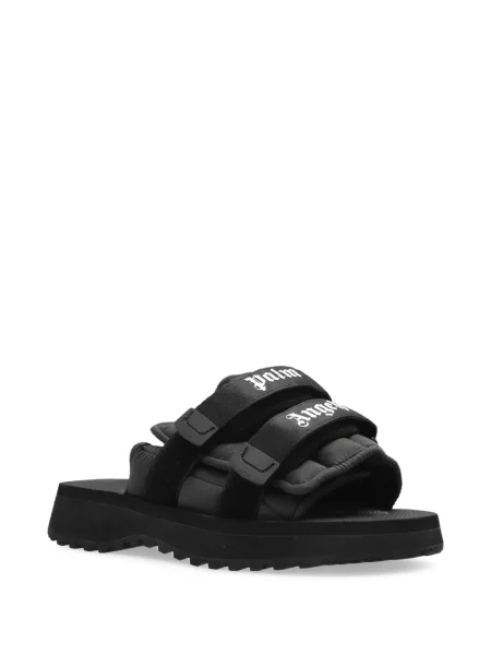 Papuci Palm Angels cu autograf negru