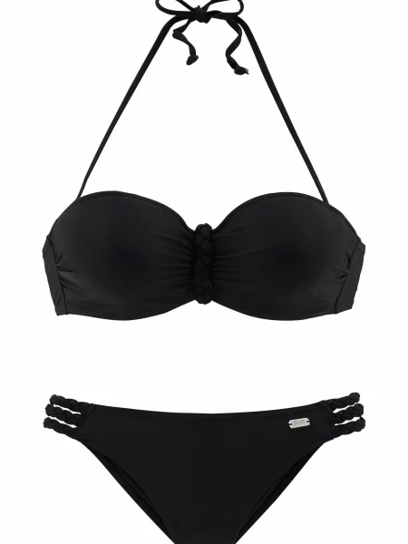 BUFFALO Costum de baie două piese negru