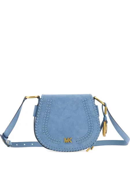 Geantă Michael Michael Kors cu decolteu în V din dantelă de costum albastru