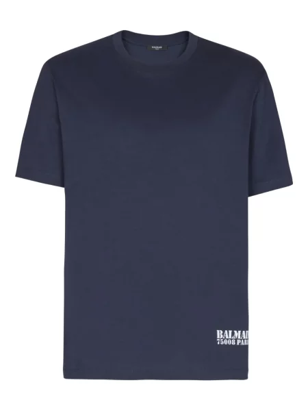 Tricou Balmain cu autograf albastru