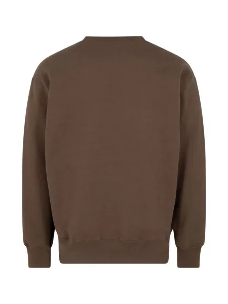 Hanorac crewneck Supreme maro