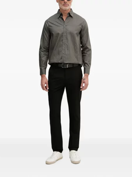 Lung cămașă Armani Exchange cu imagine verde
