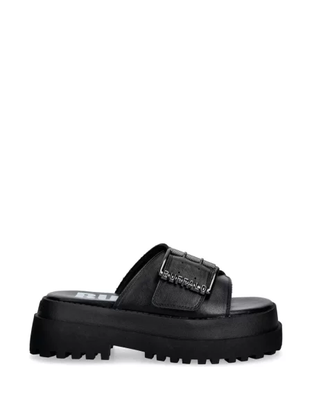 Sandale Buffalo cu cataramă negru