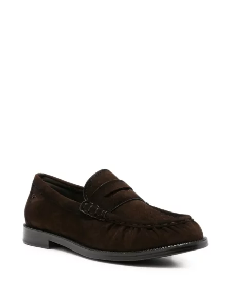 Chiloți Tamaris din piele de căprioară slip-on maro