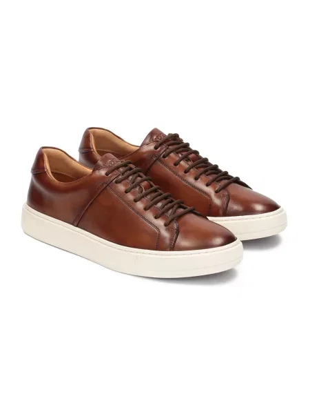 Sneakersy Kazar brązowe