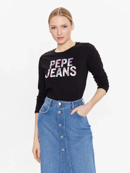 Pepe Jeans Tricou Luna negru