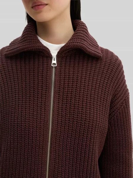Kardigan o kroju loose fit z mieszanki bawełny Marc O'polo