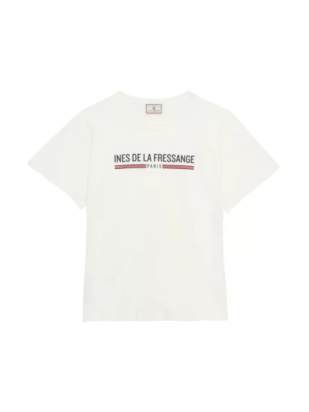 Koszulka Ines De La Fressange Paris biała