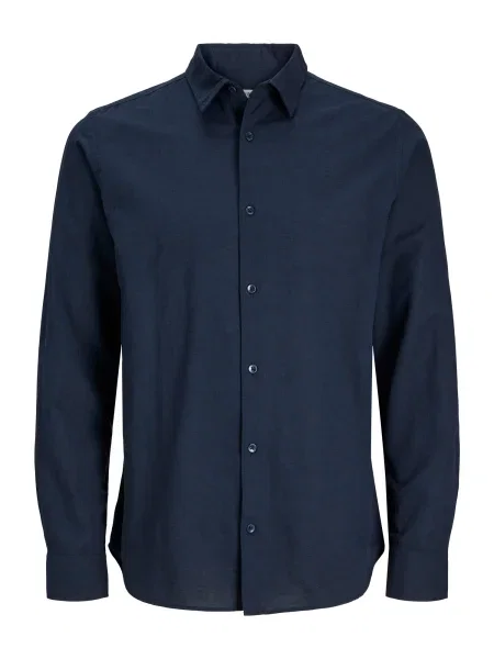 JJ Rebel Cămașă JREBMOSS închis albastru