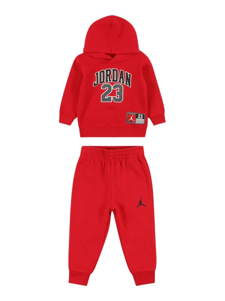 Jordan Jogging ruhák szürke / piros / fekete fehér