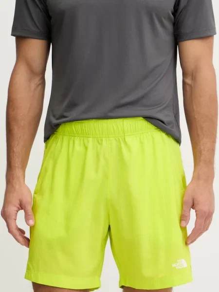 Kratke hlače za vadbo The North Face zelena