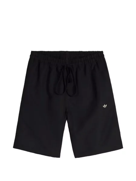 Pantaloni scurți Adidas cu dungi negru