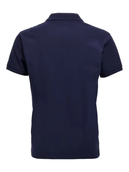 Polo Polo Ralph Lauren din material terry cu broderie albastru