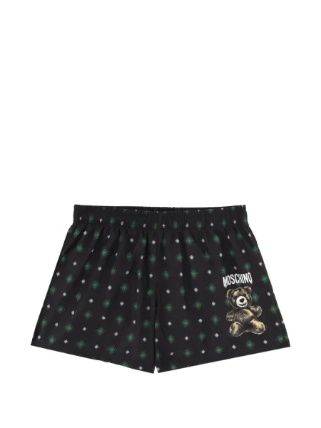 Slip de baie Moschino teddy negru