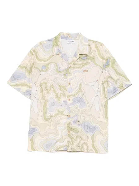 Риза Lacoste бродирана