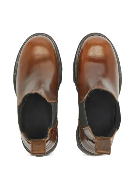 Botine chelsea Diesel din piele maro