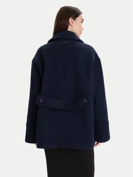 Calvin Klein Vilnonis paltas Tamsiai mėlyna