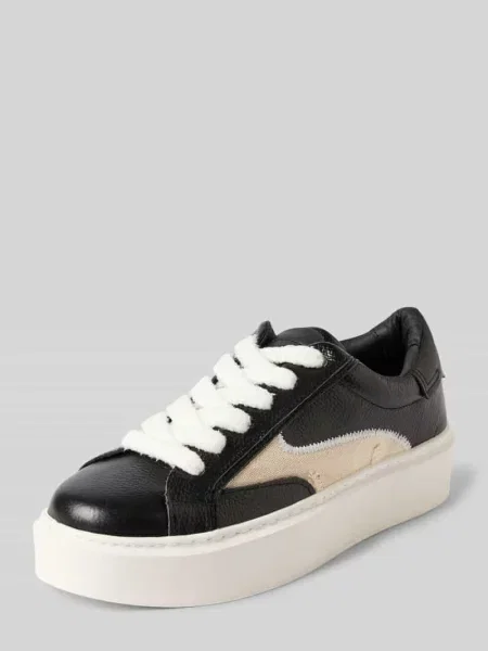 Sneakersy z naturalnej skóry model LE PROMENEUR' Reternity czarne