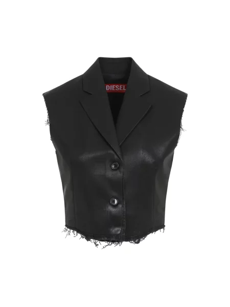 Kamizelka Diesel wełniana elegancka czarna