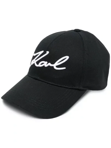 Șapcă Karl Lagerfeld cu broderie negru