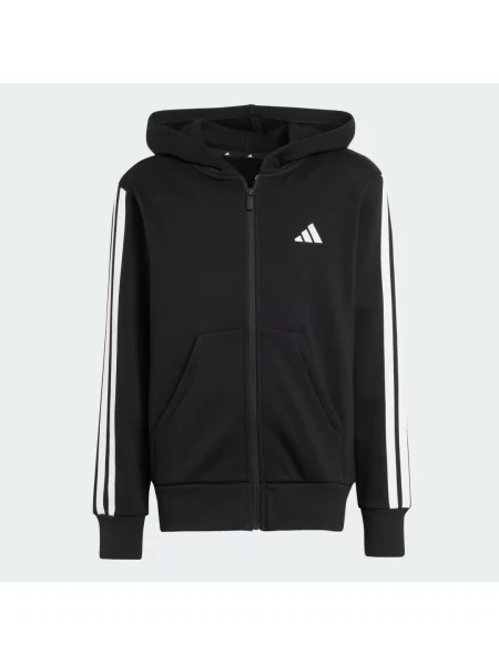 Mikina Essentials Full-Zip Kids bílá