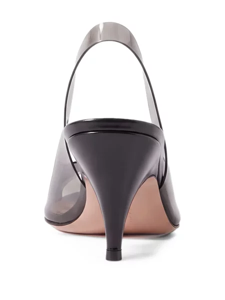 Pantofi cu toc Gianvito Rossi slingback alb