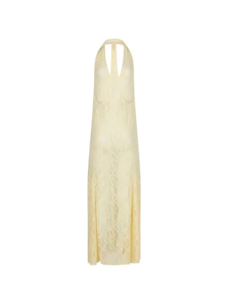 Sukienka maxi Paramidonna żółta