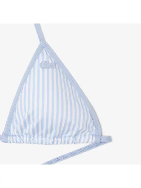 Lacoste Góra Od Bikini W Paski niebieska