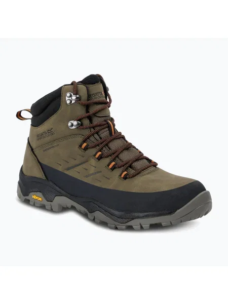 Ghete de trekking pentru bărbați REGATTA Blake olive night/pumpkin spice