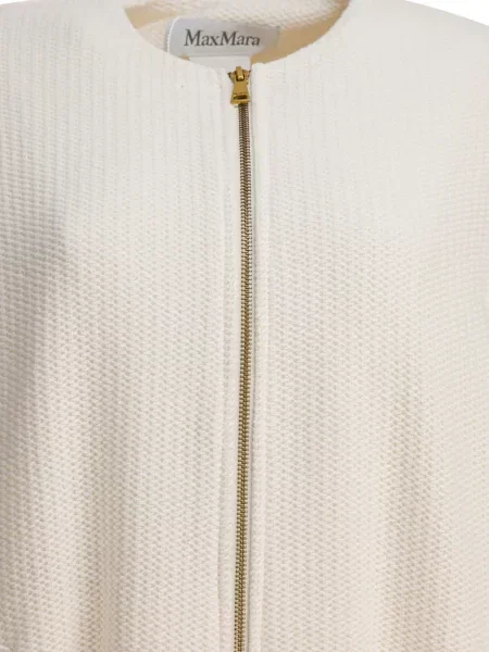 Kurtka Max Mara z kaszmiru biała