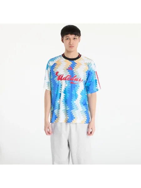 Tricou adidas M Tiro Cg Aw T Off White/ Seicta/ Rayblu/ Multco XXL alb