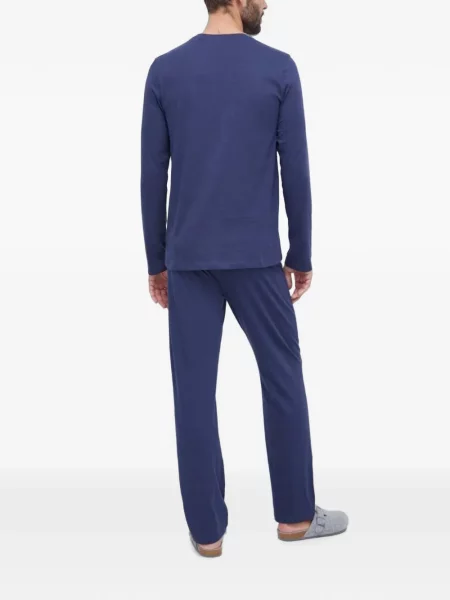 Lung pijamale Guess cu imagine albastru