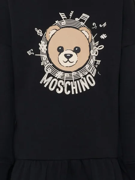 Sukienka dziecięca Moschino czarna