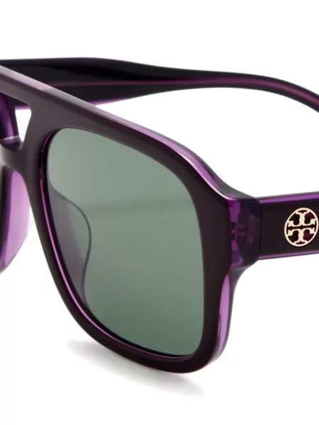 Ochelari de soare aviator Tory Burch violet
