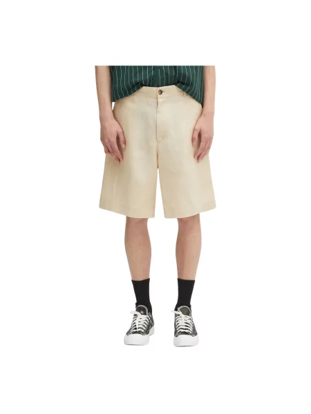 Paul Smith szorty lniane beżowy
