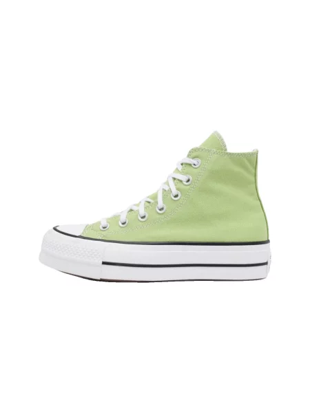 Pantofi Converse cu platformă verde