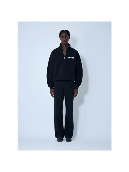Sweter Jacquemus z logo czarny