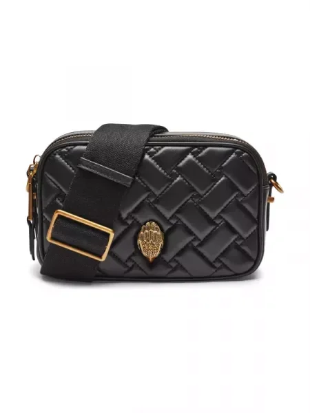 Kurt Geiger De piele geantă poștaș KENSINGTON negru