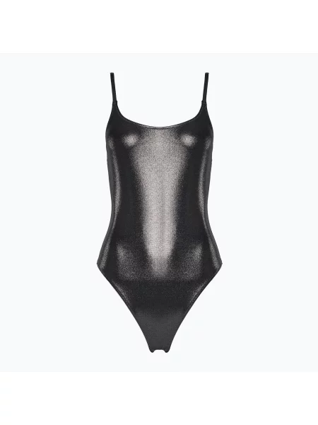 Jednodílné plavky Calvin Klein Scoop Back Black černé