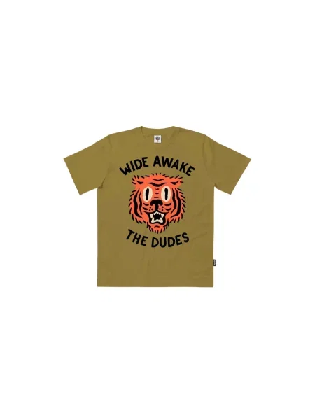 The Dudes Wide Awake Classic T-Shirt Mężczyźni Koszulki The Dudes Size: M brązowy