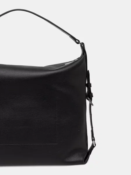 Karl Lagerfeld torebka shopper skórzana K/EYELETS czarna