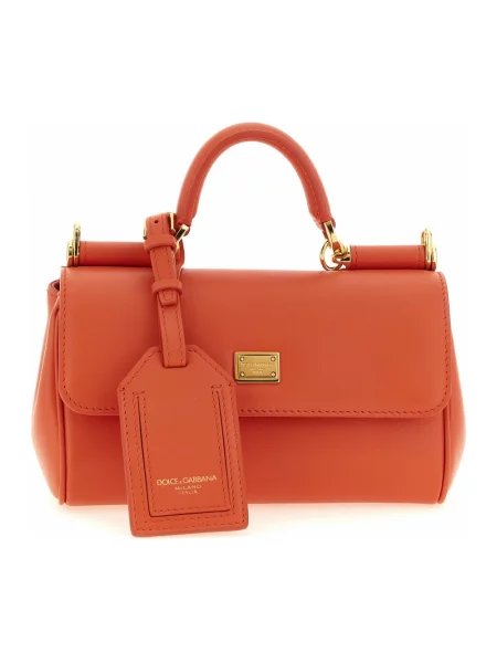 Torebka Dolce And Gabbana pomarańczowa