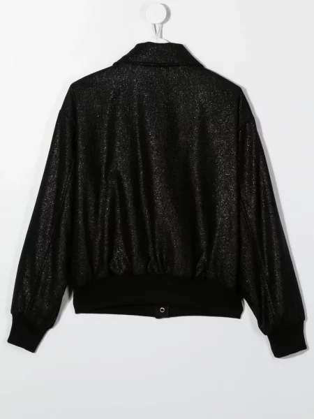 Kurtka bomber dziecięcy Balmain czarny