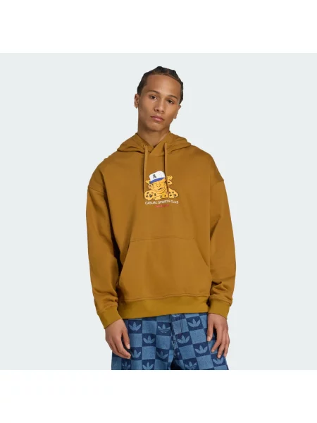 Bluza Wabash Loose Hoodie brązowa