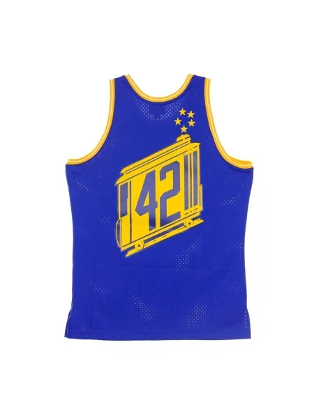 Koszulka sportowa Mitchell & Ness retro niebieska
