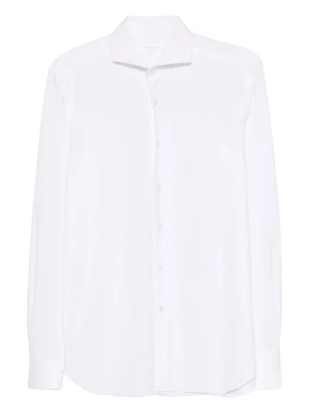 Vlněná s límcem košile Xacus bílá