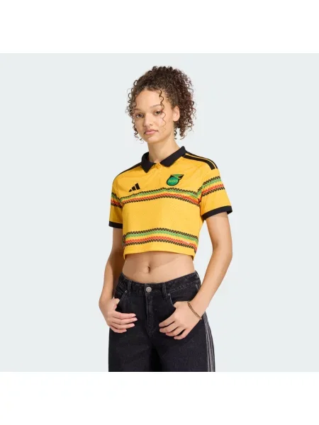 Krótka podstawowa koszulka Jamajka 26 x Bob Marley złota