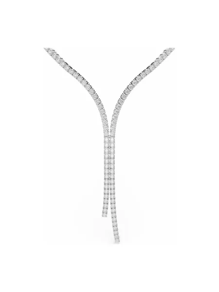 Naszyjnik Swarovski biały
